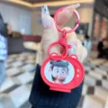 Cute Nezha 2 flashing TV keychain cartoon pendant bag accessory for kids and fans - Flashing Light TV (Pout)
