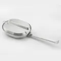 Boîte à lunch de camping en acier inoxydable portable avec poignée pliante pour randonnée. - Boîte à Lunch Américaine HW1076