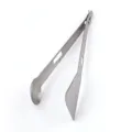 Ustensile de cuisine de camping en pur titane extérieur, cuillère et spatule dentelée. - Clip de Spatule en Titane Pur