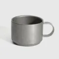 Roestvrijstalen gematteerde koffiekop, modern minimalistisch vintage ontwerp, duurzame geïsoleerde mok. - 100ml / Mini Retro Stijl