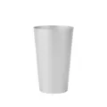 Japanischer Aluminium Bierbecher, silberner Metall Becher, Outdoor Trinkbecher im Alltag. - 450ml / Silber
