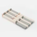 Handige plastic opvouwbare kleding organizer stapelbare overhemden vouwplank tool - Grijs en Roze