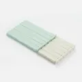Kunststof voedselzak afdichtingsclips magnetische opbergclips set voor keuken - Lichtblauw en Gebroken Wit