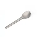 Cuillère-fourchette portable en pur titane avec trou de suspension pour le camping. - Cuillère-fourchette en titane