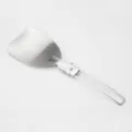 Spatule pliante en acier inoxydable pour camping en plein air cuisine portable legere - Spatule Pliable