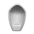 Antihaftbeschichtete Madeleine Backform Muschel Form Kuchenblech fuer Kuchengebäck. - Muschel / 4er-Pack