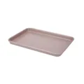 Teglia da forno in acciaio al carbonio spessorato, variante antiaderente marrone rosa per dolci - Teglia per Biscotti da 13 Pollici / Rosa Albicocca