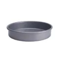 Runde antihaftbeschichtete Backform für Kuchen und Gebäck langlebige Küchen Metall Form - 9,5 Zoll Flache Runde Form / Mondsiber