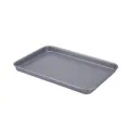 Teglia da forno rettangolare antiaderente per brownie, vassoio da cucina spesso. - Teglia per Biscotti da 15 Pollici / Argento Luna