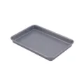 Teglia da forno rettangolare antiaderente per cucina domestica, variante piastra grigia. - Teglia per Biscotti da 9,5 Pollici / Argento Luna