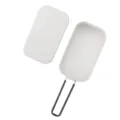 800ml Boîte à Repas de Camping en Aluminium Blanc Antiadhésif Lunch Box Randonnée Extérieur - Revêtement Teflon 800ML (Blanc)