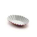 Large oval egg tart mold non-stick fluted pie pan champagne baking tool for kitchen - Large Egg Mold / Two-tone Gold Silver