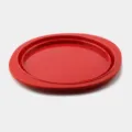 9.5 Zoll Runde Zusammenklappbare Silikon Kuchenform Hitzebeständige Backform Rot - 9.5 Zoll Runde Silikonform / Rot