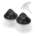 Dual silicone ice ball mold maker with funnel for home cocktails and whiskey chilling. - 2-Grid Ice Ball (With Funnel)