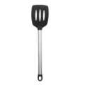 Stainless steel silicone slotted turner kitchen cooking spatula non-stick cookware tool - Slotted Spatula