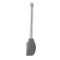 Stainless steel handle silicone spatula kitchen tool heat resistant grey scraper baking utensil - Spatula / Gray