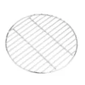 Rejilla de barbacoa redonda de acero inoxidable, malla de alambre gruesa para cocinar y té. - Rejilla de Carbón de 12 Pulgadas