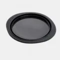 9.5 Zoll Runde Silikon Kuchenform Faltbare Backform Hitzebeständiges Backgeschirr - 9.5 Zoll Runde Silikonform / Schwarz