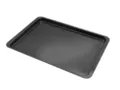 14.5 Inch Non-Stick Carbon Steel Baking Tray in Black Rectangular Cookie Sheet Oven Pan - Black
