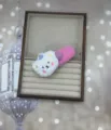 Joli pince à cheveux bec de canard en peluche ours, accessoire de coiffure doux pour femme. - Rose