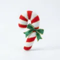 Christmas candy cane plush throw pillow festive decorative cushion for sofa gift - M / ML-Q1113