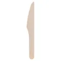 Coltello usa e getta in legno di betulla per dolci e torte, posate ecologiche. - Coltello Usa e Getta / 100 Pz/Pacchetto (16cm)