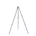 Outdoor Camping Aluminium Legierungs Dreibein Ständer für Lagerfeuer, verstellbar Detail. - Höhe 84cm / Schwarz Blau