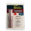 Detailed view of the handcrafted wooden duck call in clear blister packaging showing quality. - Blister Pack Packaging