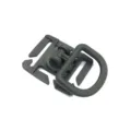 Accessorio zaino tattico molle fibbia ad anello D rotante clip per fettuccia da 25mm verde scuro - Verde militare