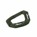 Taktischer Outdoor Kunststoff D-Ring Karabiner MOLLE Rucksack Haken militärgrün - Grün