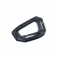 Schwarzer taktischer Kunststoff Karabiner D-Ring Clip MOLLE Rucksack Haken für Outdoor Ausrüstung. - Schwarz