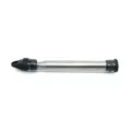 Stainless steel telescopic pocket bellows camping fire starter tool with clear storage tube. - 9.5cm / Black