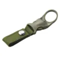 Outdoor tactical nylon water bottle strap buckle clip holder for hiking and daily camping. - Army Green (With Packaging)
