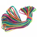 4mm rainbow paracord 7-strand utility rope bundle for DIY crafting and handmade bracelets - Dark Rainbow