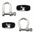 Uello in acciaio inossidabile per braccialetto paracord forma U forma O maniglia metallica - Maniglia a Forma di U