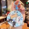 Creative cartoon game console keychain cute puppy pendant toy for students backpack gift - Blue Shiba Inu