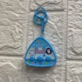 Cute electronic pet toy keychain blue digital tamagotchi kids gift bag pendant decoration - Blue Kitten