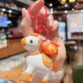 Cute horse keychain variant featuring a lucky fortune bag design, perfect bag charm accessory. - Rotating Horse with Sound / Good Luck Horse
