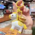 Cute horse keychain bag pendant zodiac fortune charm lucky hanging ornament accessory - Rotating Horse with Sound / Wealth Immediately (Horse Theme)