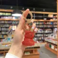 Portachiavi unicorno con strass cristallo scintillante ciondolo borsa regalo auto. - Rosso