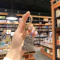 Bellissimo portachiavi unicorno in strass lucido ciondolo borsa in metallo regalo - Canna di fucile
