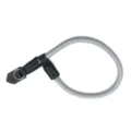 Correa de muñeca de cámara de paracord tejida gris, correa retro duradera de cuero. - Gris
