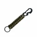 Porte-clés Décapsuleur Tressé en Paracorde Extérieur - Vert Militaire Camouflage - Camo Vert Armée