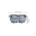 Stampo per sfere di ghiaccio in silicone con coperchio, creatore di ghiaccio per whisky. - 2 Griglie Sfera di Ghiaccio / Rosa