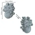 Cute cartoon dragon silicone cake mold for DIY baking, flexible chocolate and fondant tool. - Zodiac Dragon / Gray