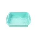 Moule à gâteau carré en silicone turquoise 9 pouces antiadhésif pour cuisson cuisine - Vert