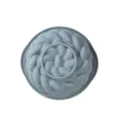 Moule à gâteau en silicone platine cannelé résistant à la chaleur ustensile de pâtisserie - Gris