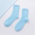 Gemütliche flauschige Fleece-Socken für Damen, warme weiche Wintersocken für den Boden. - Farbe 7