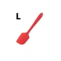 Spatule en silicone rouge taille L outil de cuisson cuisine pour gâteau et pâtisserie crème - Grande Spatule / Rouge