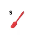 Spatule en silicone rouge pour cuisson gateau creme raclette petite taille cuisine - Petite spatule / Rouge